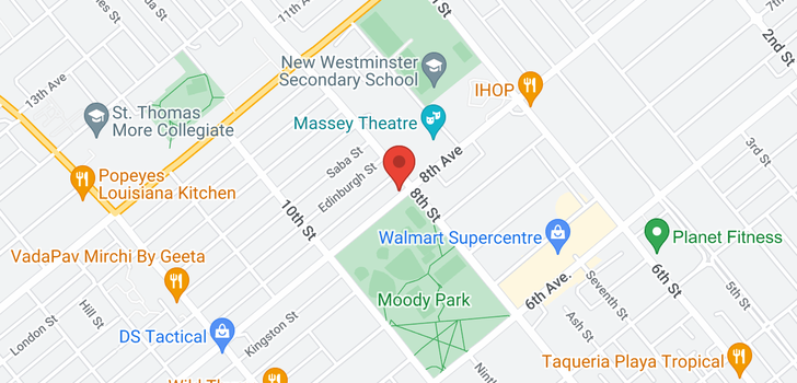 map of 815 EIGHTH AVENUE